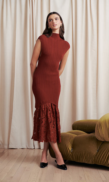 saylor zemira knit dress Buy Saylor Zemira Tank Midi Dress - Stripe At 40% Off