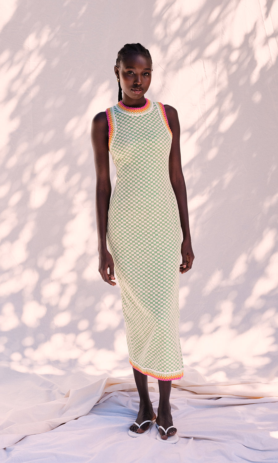 Vesna Sleeveless Midi Dress M