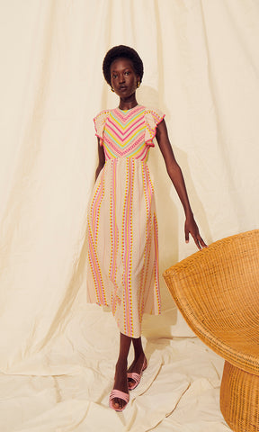 'S SOLEZIA[ソレジア] Open Collar Flare Dress 190626_아보아보30587 copy 사본