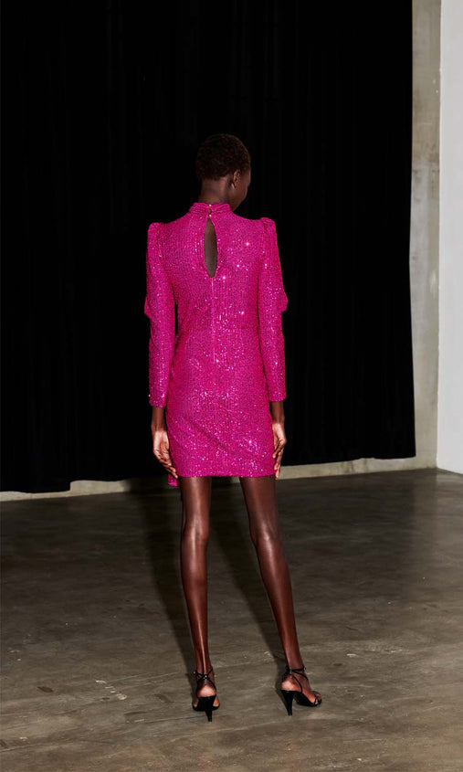 saylor pink sequin dress Saylor Priyanka Sequin Mini Dress In Pink - 60% Off
