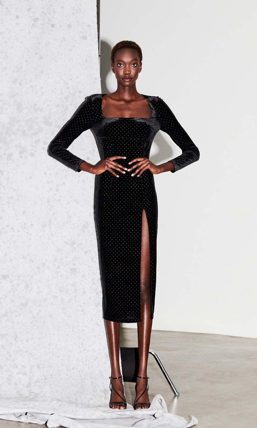 cecilie copenhagen off shoulder dress Stylish Cecilie Copenhagen Outfit with Hermes Sandals