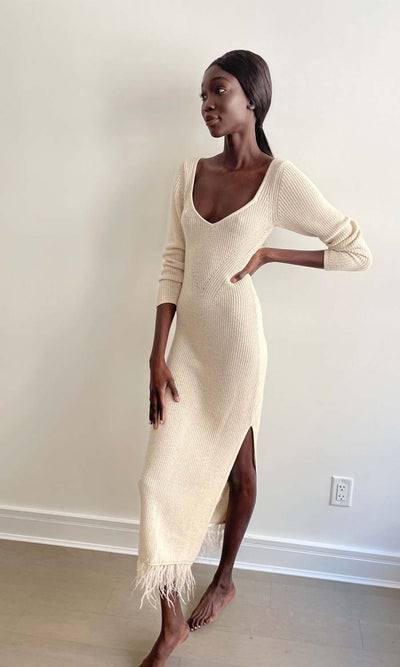 Feather Knit Saylor NYC Feather Knit Saylor NYC