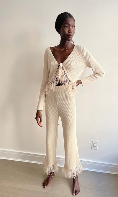Feather Knit Saylor NYC Feather Knit Saylor NYC